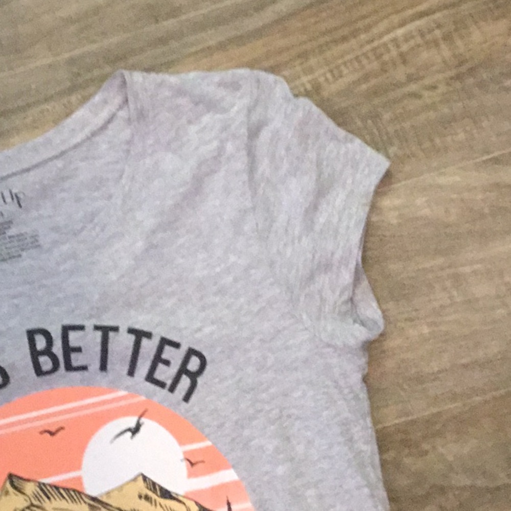 Grey “Life is better at the Lake” tee shirt size XL - Picture 2 of 7